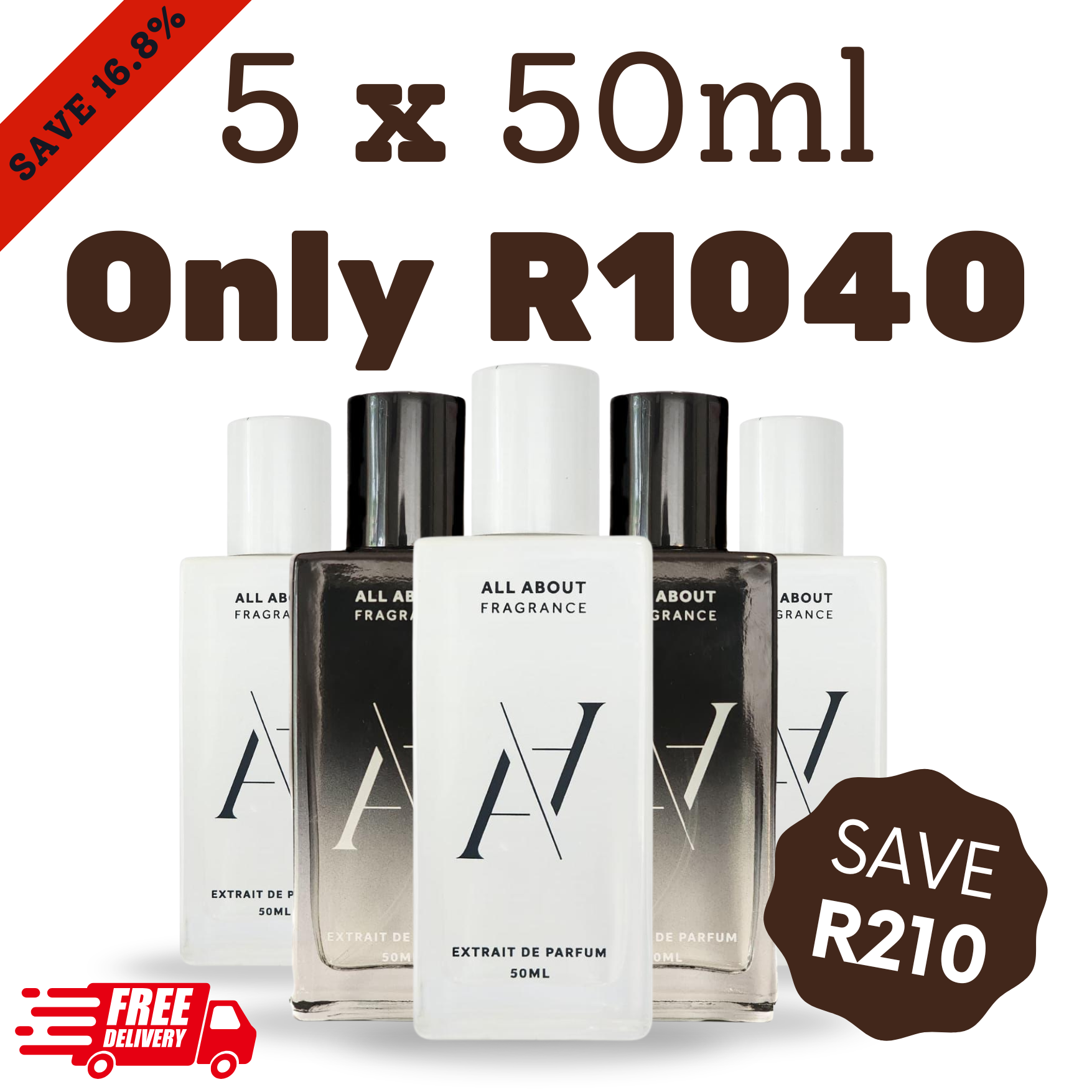 Build Your Signature Set - Any 5 x 50ml Fragrances